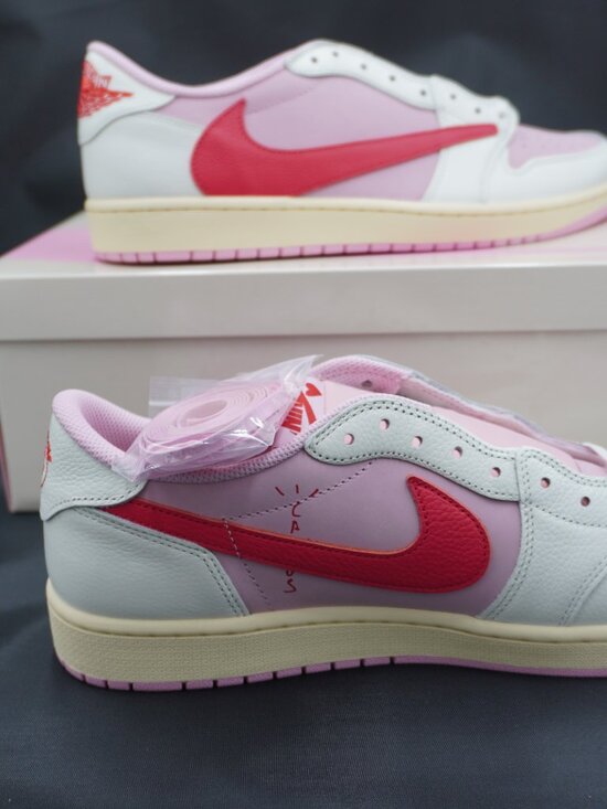 Jordan 1 Retro Low OG SP Travis Scott Sail Tropical Pink - Size 13 Ready to Ship main image 8
